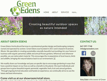 Tablet Screenshot of greenedens.com